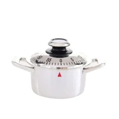 Æggeure>Køkken Timer Rustfrit stål Timer 60 minutters ur Tekande madlavning