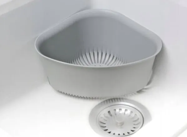 Kurv Til Køkkenvask>Køkkenafløb til hjørnevask til grøntsager og frugter 23x16,5 cm