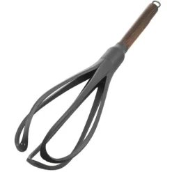 Køkkengelænder med køkkenredskaber, metal, sort, 5 stk. Hot