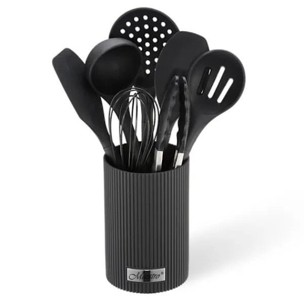 Køkkenredskaber MAESTRO MR-1542-BLACK 8 elementer Sort Hot