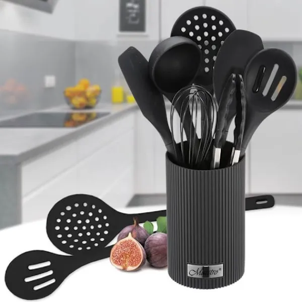 Køkkenredskaber MAESTRO MR-1542-BLACK 8 elementer Sort Hot
