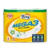 Aftørringspapir>Køkkenrulle Foxy MEGA3