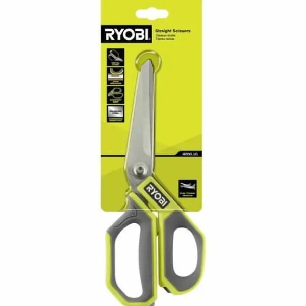 Ryobi Køkkensakse>Køkkensaks Straight Grøn Metal