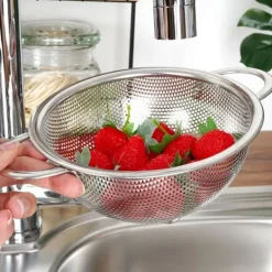 Dørslag & Sier>Køkkensi med greb, stål dørslag, si ANETT 16,5cm ORION 124476