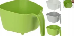 Dørslag & Sier>Køkkensi med håndtag, plastikafløb, 2,4 l