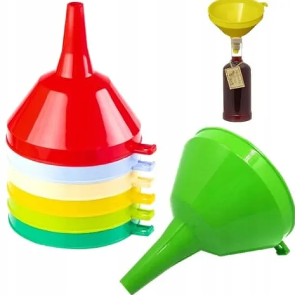 Tragte>Køkkentragt 12cm til påfyldning af flasker og krukker. POLSK PRODUKT CERTIFICERT.