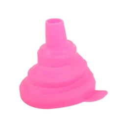 Tragte>Køkkentragt Køkkengadgets Tilbehør Foldbare sammenklappelige tragte til påfyldning af vandflaske Væskeoverførsel Pink