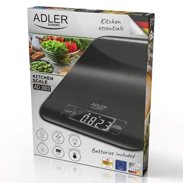 Køkkenvægt ADLER AD 3183b Sort Outlet