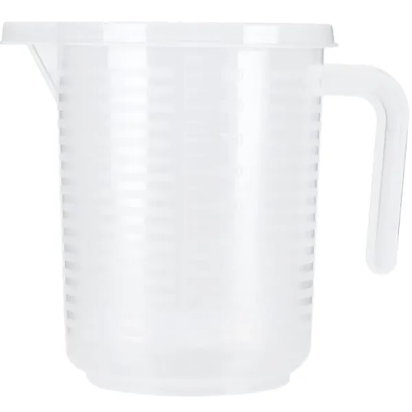 Målebægere & Måleskeer>Klare plastikmålebægre - 500ml/1000ml - Køkkenbagetilbehør med låg