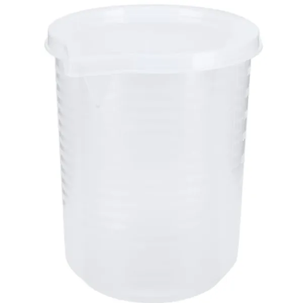 Målebægere & Måleskeer>Klare plastikmålebægre - 500ml/1000ml - Køkkenbagetilbehør med låg