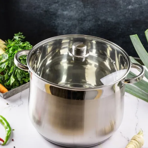 Gryder, Stegepander Og Kasseroller>KLAUSBERG GASTRO GRYDE MED LÅG 16L KB-7166