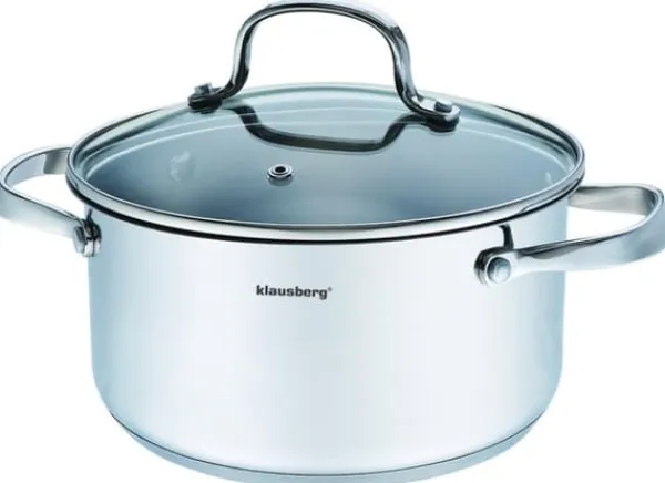Gryder, Stegepander Og Kasseroller>KLAUSBERG GRYDE MED LÅG 3,3 L KB-7213