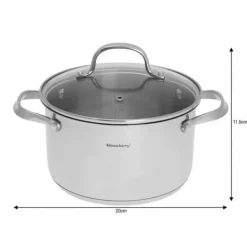 Gryder, Stegepander Og Kasseroller>KLAUSBERG GRYDE MED LÅG 3,3 L KB-7213