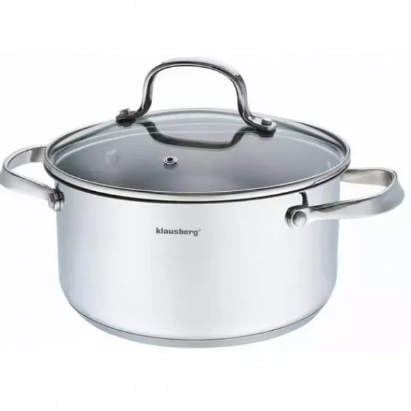 Gryder, Stegepander Og Kasseroller>KLAUSBERG GRYDE MED LÅG 3,3 L KB-7213