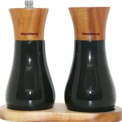 Salt- & Peberstrøere>KLAUSBERG KB-7594 akacie salt og peber sæt med kværn
