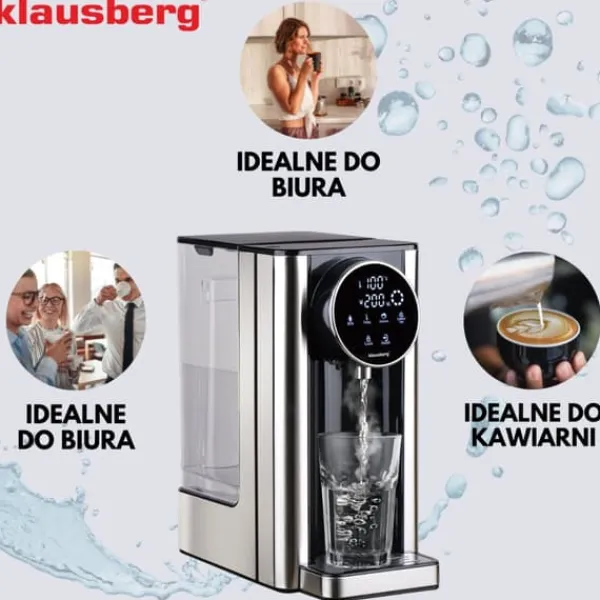 KLAUSBERG KB-7880 2,7L varmtvandsbeholder med temperaturkontrol