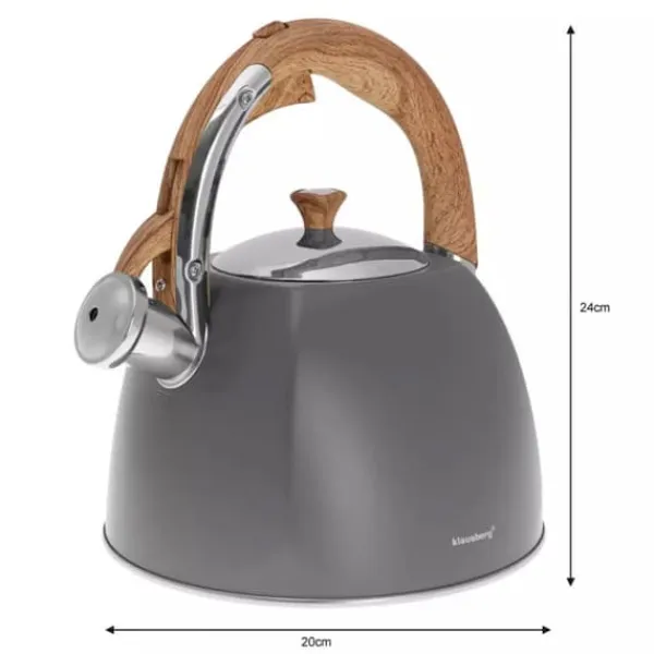 Elkedel>KLAUSBERG KEDEL MED FLØJTE 3L KB-7501