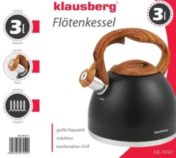 KLAUSBERG KEDEL MED FLØJTE 3L KB-7450 Sale