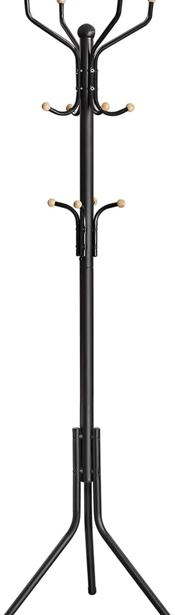 Tøj- & Garderobeopbevaring>Klädhängare 182 cm i Metall, Svart-Ek
