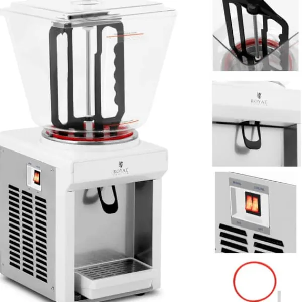 Drikkevareautomater>Køledispenser med mixer til juice og drikkevarer, 25 l, 240 W
