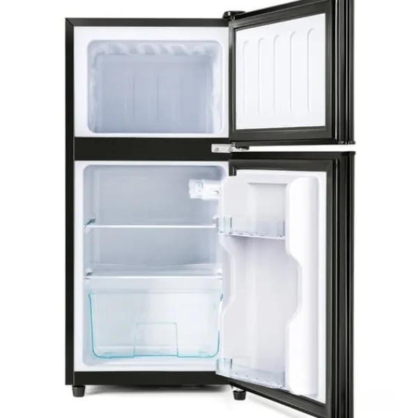 Køle-/fryseskab Kombi, 86,8 cm, 60L køleskab, 22L fryser, 102 kWh/år, Sort, Energiklasse E