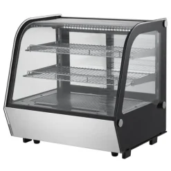 Kølemontre Bageri Display Køleskab 4,2 cu ft/115L, 2-niveau, energibesparende, elegant design til professionelt brug. Online