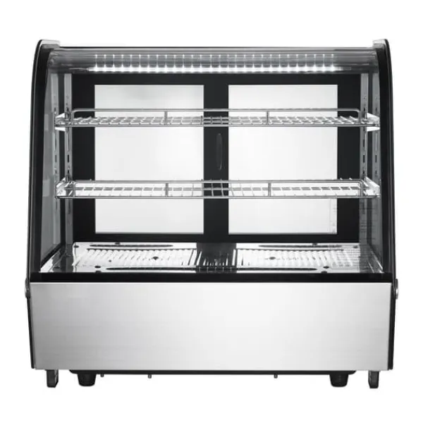 Kølemontre Bageri Display Køleskab 4,2 cu ft/115L, 2-niveau, energibesparende, elegant design til professionelt brug. Online
