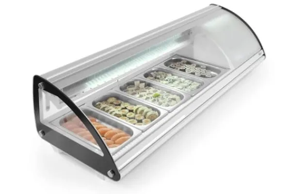Køleskabe>Kølemontre 5x GN 1/3 Hendi LED, 230V, 160W, 1307x445x327mm