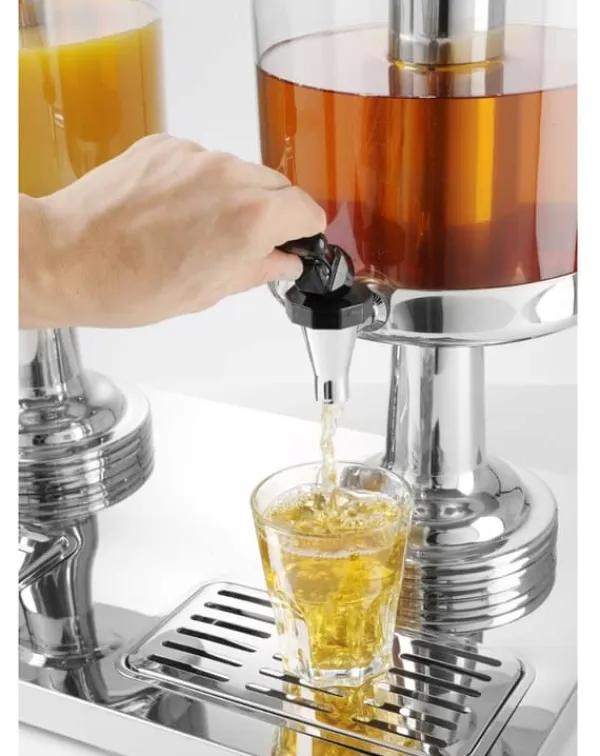 Køler til Juice-dispenser HENDI 2x 8L (16L) - Stål, Dobbelt, med Bakke Online