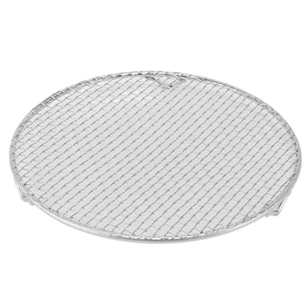 Kølerist til bagning Rustfrit ståltrådsbagerist Høj temperaturbestandig Ovnsikker til madlavning Stegning Grillning Stor Rund 18CM Clearance