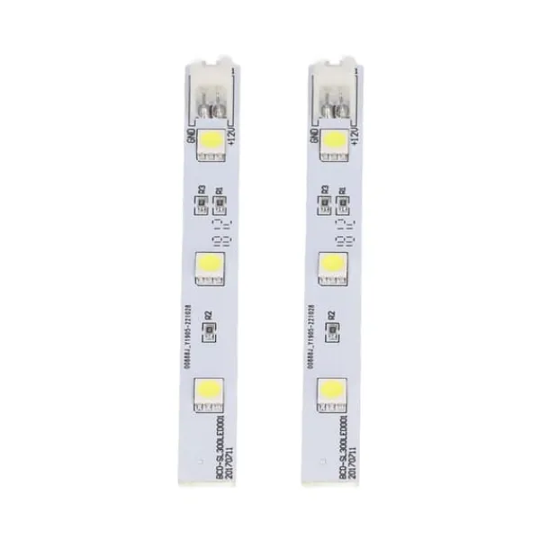 Køleskab LED Lys Strip til Electrolux BCD SL300LED001 - 2 Stk White Eyes Friendly DC12V New