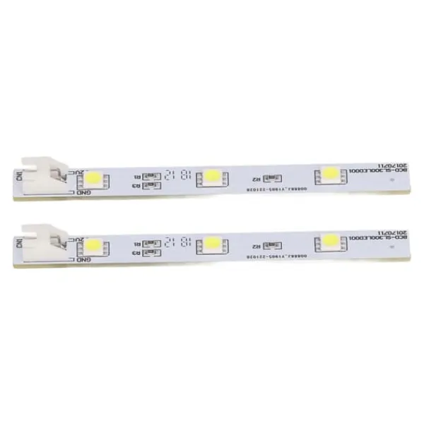 Køleskab LED Lys Strip til Electrolux BCD SL300LED001 - 2 Stk White Eyes Friendly DC12V New