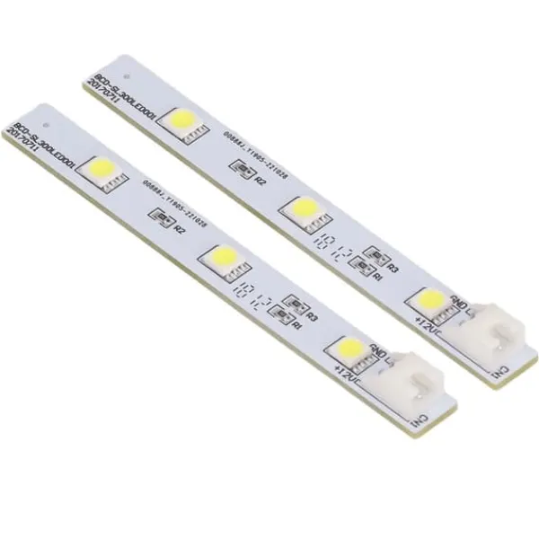 Køleskab LED Lys Strip til Electrolux BCD SL300LED001 - 2 Stk White Eyes Friendly DC12V New