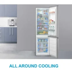 Køleskab med fryser Midea 270L Steel MDRB380FGE02A