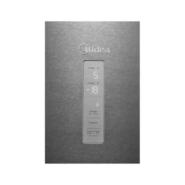 Kombineret Køle- & Fryseskab>Køleskab med fryser Midea 338L Steel MERB345MGC02