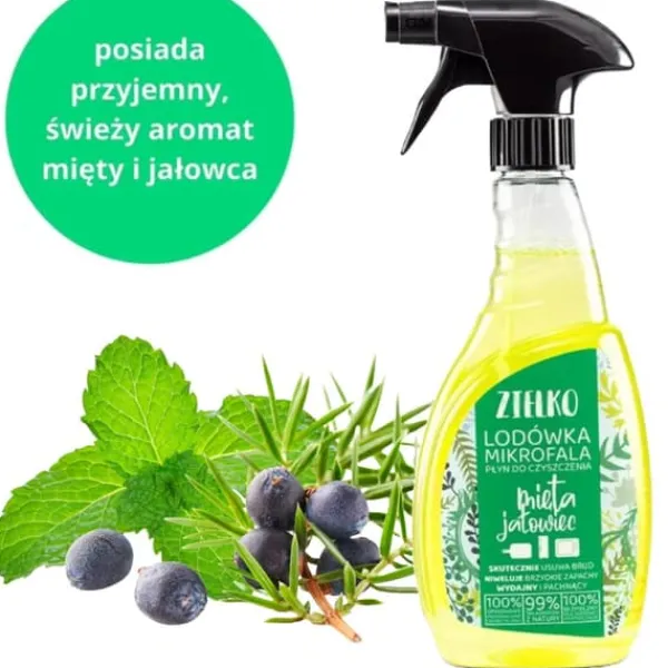 Rengøringsmiddel>Køleskabs- og mikrobølgeovnsrens Mint Enebær 500ml / URTER