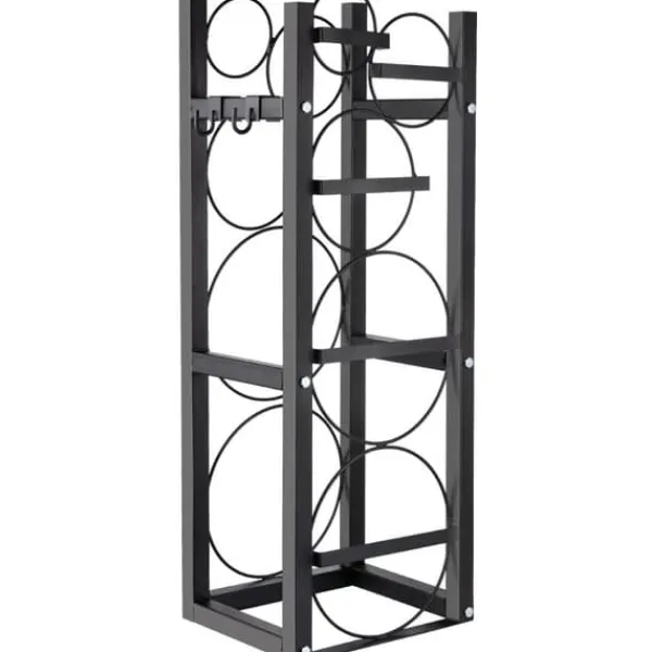 Kølesystemstativ til cylinder: 2-30 lb og plads til 3 små flasker. Perfekt til effektiv opbevaring! Discount