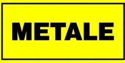 Klistermærke til affaldsbeholder, affaldssortering, METALLER Clearance