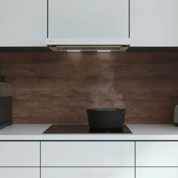Emhætter>Klokke Cecotec Bolero Flux TLT 605500 Hvid 490 m3/h 60 cm