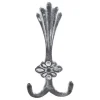 Chic Antique Opbevaringskroge & Hylder>Knager med 2 kroge i antique grå