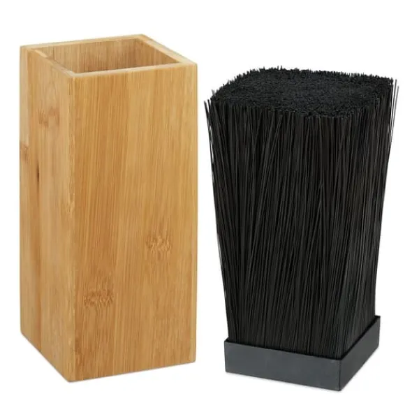 Køkkenorganisering>Knivblok, bambus, 23x10,5x10,5 cm, natur