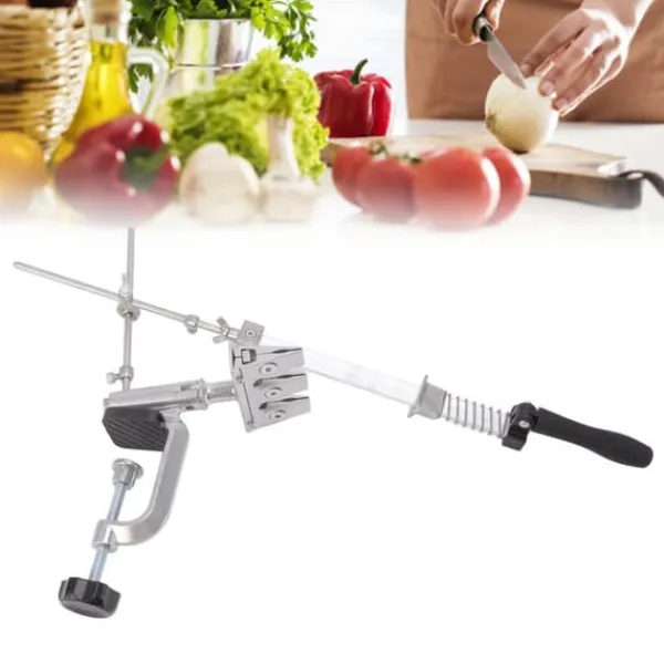 Knivslipstenssats Dubbelsidig brynet knivslipsats RH 006 för hemmakök Discount