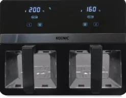 KOENIC KAF 924224 B Sort Dobbeltkammer Fedtfri Frituregryde Discount