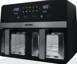 KOENIC KAF 924224 B Sort Dobbeltkammer Fedtfri Frituregryde Discount