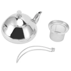 Komfur te-kedel i rustfrit stål med aftagelig infuser - 1,5 l kapacitet, professionelt design til hjemmekøkken Discount