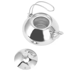 Komfur te-kedel i rustfrit stål med aftagelig infuser - 1,5 l kapacitet, professionelt design til hjemmekøkken Discount