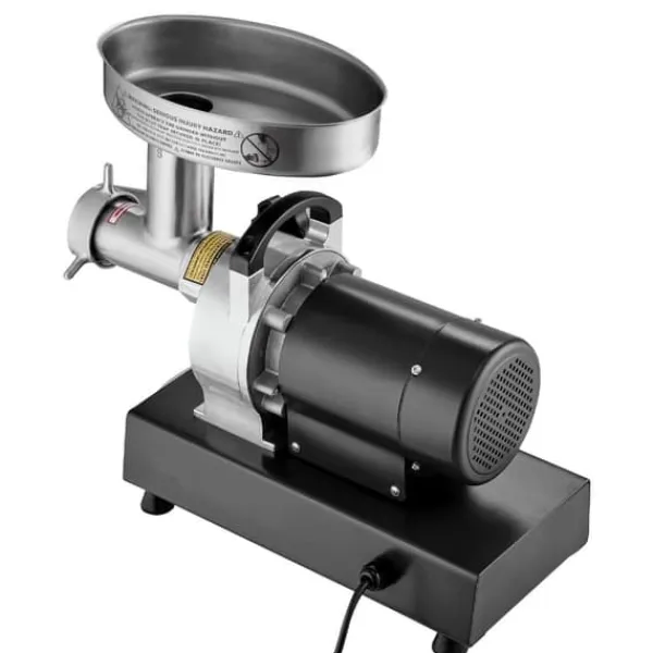 Madkværne & Kødhakker>Kommerciel elektrisk kødkværn 6 Lbs/Min, Pølsestopper, kraftfuld køkkenapparat, hurtig og effektiv hakning.