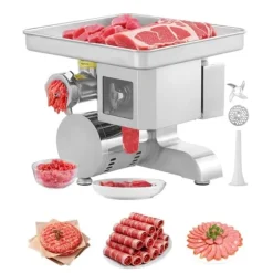 Kommerciel Elektrisk KødKværn, Pålægsmaskine, 5kg/min Hastighed, Robust og Effektiv Best