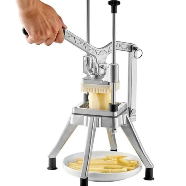 Kommerciel grøntsagshakker med 1/4" klinge. Heavy Duty, professionel maddicer i rustfrit stål til tomater, peberfrugter og svampe. New