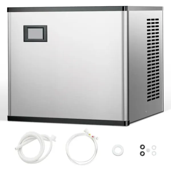 Kommerciel Ismaskine, 300 lbs/24 timer model, Selvrensende, Kompakt Design, Hurtig Isproduktion Best